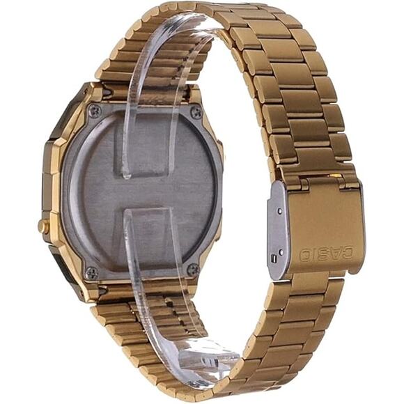 Casio A168 Vintage Watch Digital Classic Retro Silver Stainless Steel Unisex - Picture 4 of 6